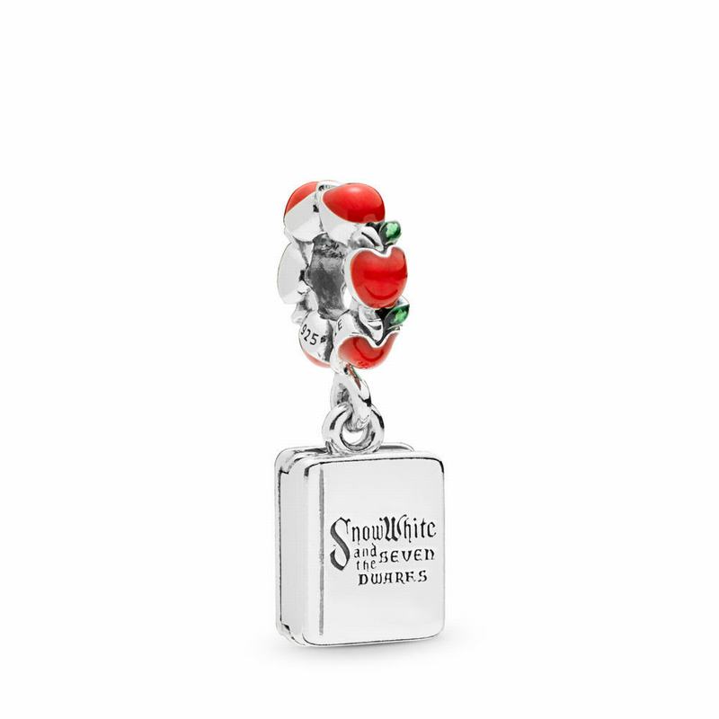 Pandora Disney Snow White & The Seven Dwarfs Book Dangle Charm Silver Egypt SW9361754